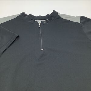 Fox Racing Mens Short‎ Sleeve 1/4 Zip Pullover Shirt Size Medium